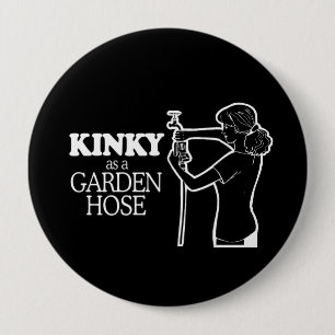 VERWORREN ALS GARTEN-SCHLAUCH T - Shirt Button