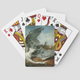 Verwundete Heron (von George Frederick Watts) Spielkarten