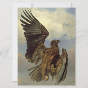verwundeter Adler (von Rosa Bonheur) Karte