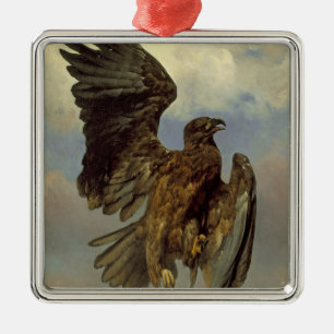verwundeter Adler (von Rosa Bonheur) Ornament Aus Metall