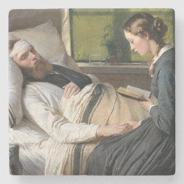 Verwundeter Krieger (von Elisabeth Jerichau-Bauman Steinuntersetzer