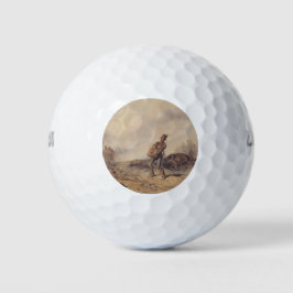 Verwundeter Soldat nach der Schlacht (Kriegsszene) Golfball