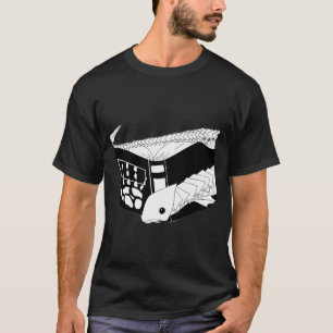 Verwünschtes Zauberbuch mit hervortretendem Fischg T-Shirt