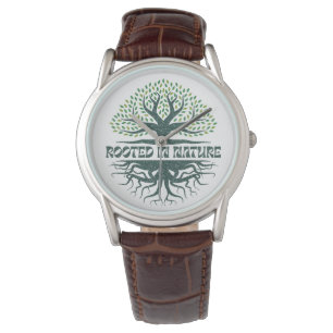Verwurzelt in der Natur – Tree of Life Öko-Design Armbanduhr