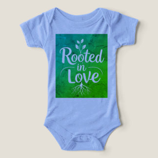 Verwurzelt in Liebe -Baby-Body mit Naturinspiratio