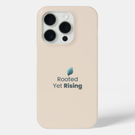 Verwurzelt und doch aufstrebend Minimal Motivation Case-Mate iPhone Hülle