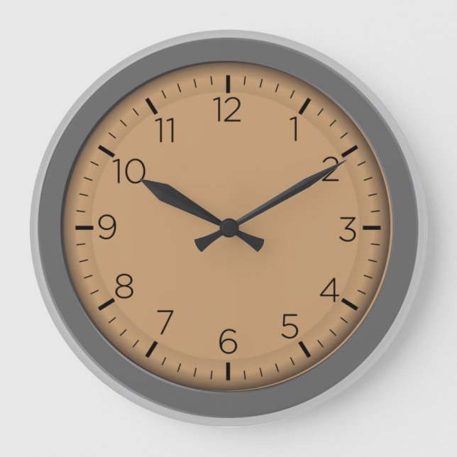 Very Fun Old School Wall Clock Große Wanduhr (Vorderseite)