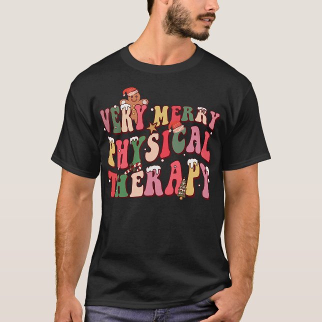 Very Merry Physical Therapy Physical Therapist T-Shirt (Vorderseite)