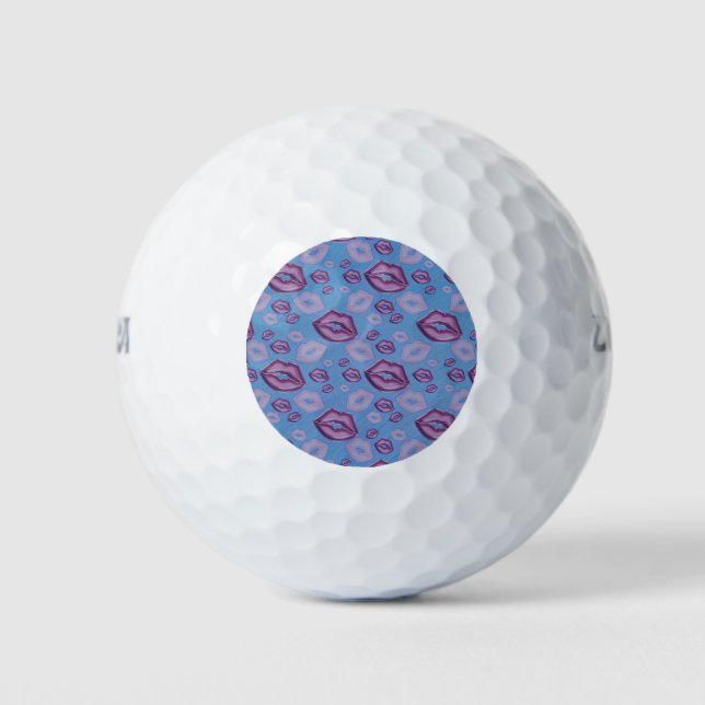 Very Periwinkle Kisses Lips in Shades of Lila Golfball (Vorderseite)
