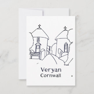 Veryan Roundhouses Karte