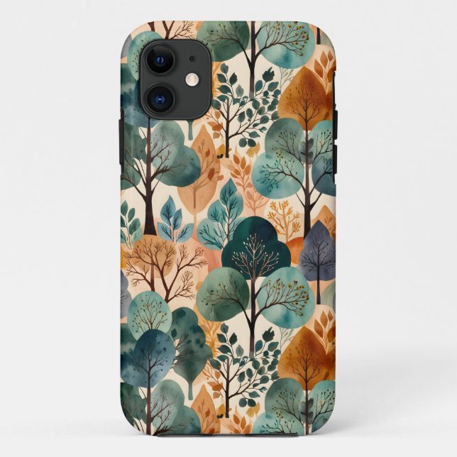 Verzaubernde Herbstbäume Case-Mate iPhone Hülle (Rückseite)