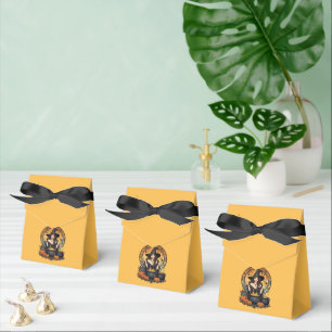 Verzaubernde Hexe mit Spinnen Geschenkschachtel