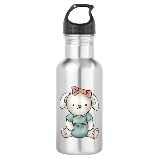 Verzaubernde Kinderdesign Edelstahlflasche (Vorderseite)