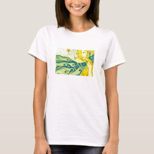 Verzaubernde Oshun Spaghetti-Spitze T-Shirt