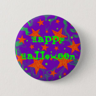 Verzaubert 'Frohes Halloween' Anstecknadel