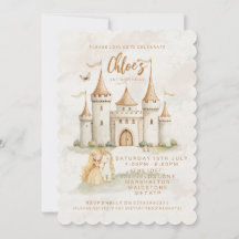 🏰 ✨ verzauberte Burgprinzessin Einladung zum 1. G