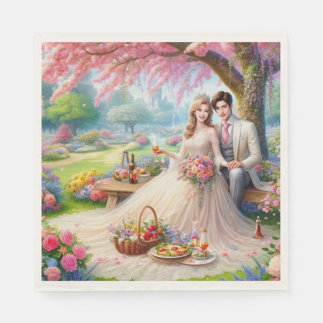 Verzauberte Ever nach Serviette (Vorderseite)