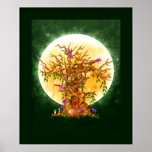 Verzauberte FaerieTree Poster