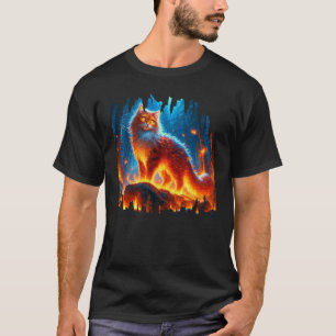 Verzauberte Feuerfeline T-Shirt