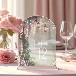 Verzauberte Gartenlaternen Sweet 16 Pink ID1163 Acryleinladungen