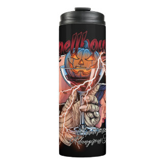 Verzauberte Halloween-Hexenästhetik | Vampir Thermosbecher