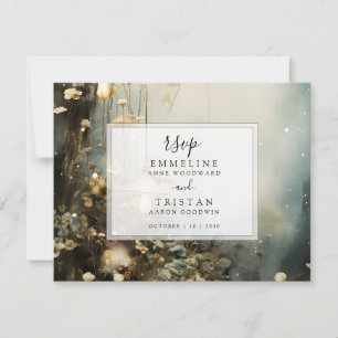 Verzauberte Hängende Laternen Hochzeit RSVP Karte