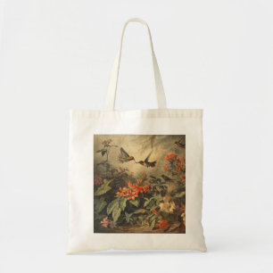 Verzauberte Kolibriflor-Wiesen-Kunst Tragetasche
