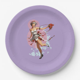 Verzauberte Krieger-Teller Pappteller