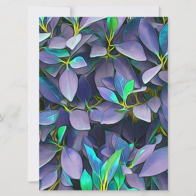 Verzauberte Lila Blätter (Vorderseite)