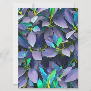 Verzauberte Lila Blätter