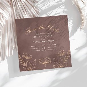 Verzauberte neutrale Blüten retten Save-the-Date-K Save The Date