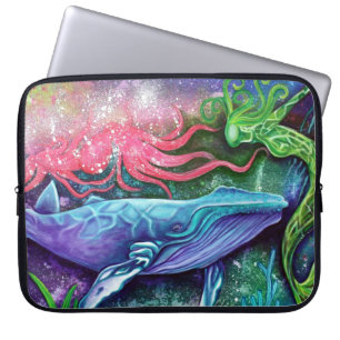 Verzauberte Ozean-Kunst Laptopschutzhülle
