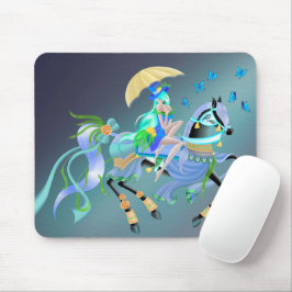 Verzauberte Pferdereiten Mousepad