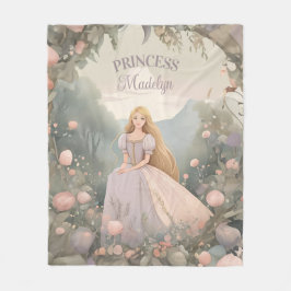 Verzauberte Rapunzel Princess Fleecedecke