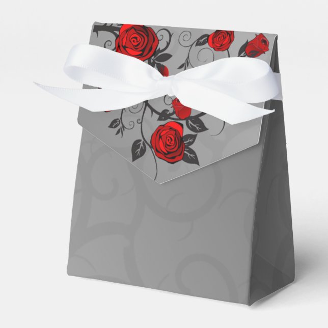 Verzauberte Rose Geschenkschachtel (Vorderseite)
