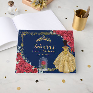 Verzauberte Rose Rote Blumen Schwarze Prinzessin S Gästebuch