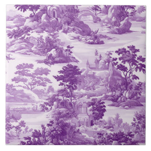 Verzauberte Sammlung des Violettales Fliese