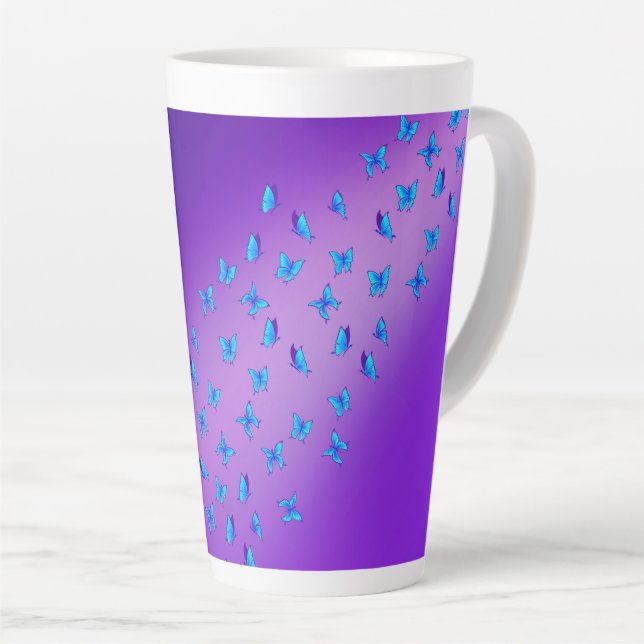 Verzauberte Schmetterlinge Milchtasse (Rechte Ecke)