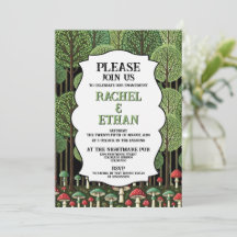 Verzauberte Verlobungsparty im Wald