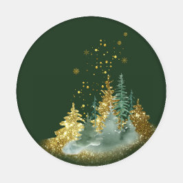 Verzauberte Wald-Trinkuntersetzer Untersetzer Set