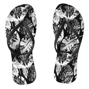verzauberte Wälder Blätter ohne Naht Flip Flops