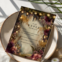 Verzauberte Waldlichter Florale Hochzeit
