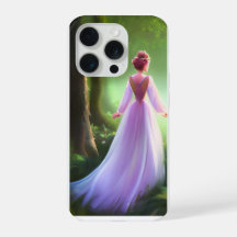 Verzauberte Waldprinzessin Lila Kleid Ästhetik
