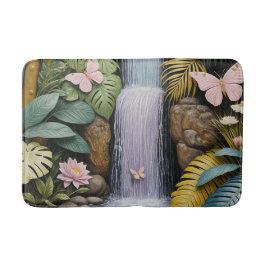 Verzauberte Wasserfall-Oase Badematte