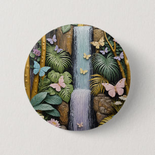 Verzauberte Wasserfall-Oase Button