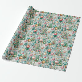 Verzauberte Weihnachtsschmuck: Ein festlicher Wrap Geschenkpapier