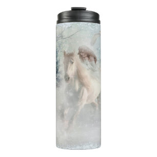 Verzauberte Winterprinzessin Thermosbecher