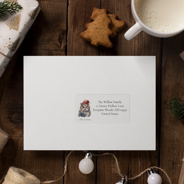 Verzauberte Winterschüssel, Brauch Adressaufkleber (Von Creator hochgeladen)