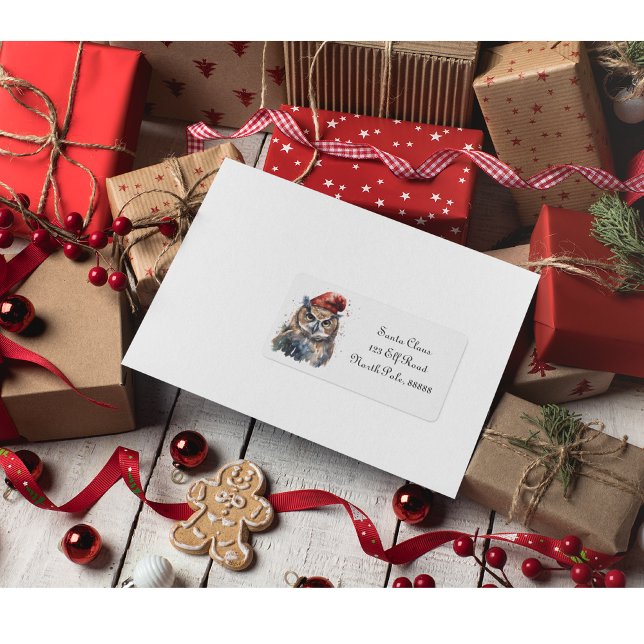 Verzauberte Winterschüssel, Brauch Adressaufkleber (Von Creator hochgeladen)