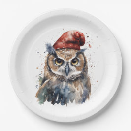 verzauberte Winterschüssel Pappteller